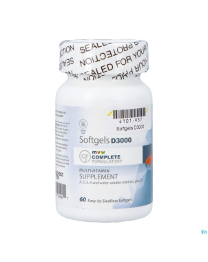 Mvw complete formul. multivitamin d3000 softgel 60