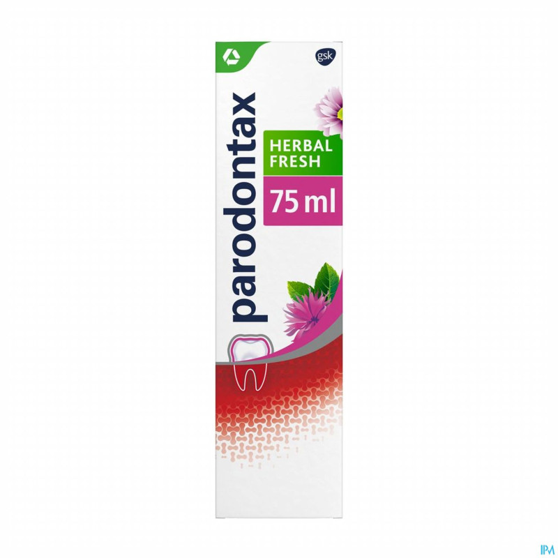 Parodontax dentifrice herbal fresh    tube 75ml