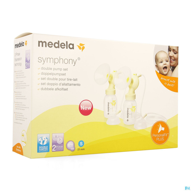 Medela personalfit plus set double tirelait s 21mm