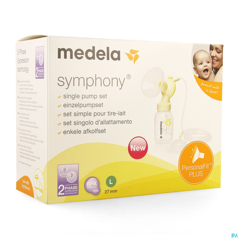 Medela personalfit plus set simple tirelait l 27mm
