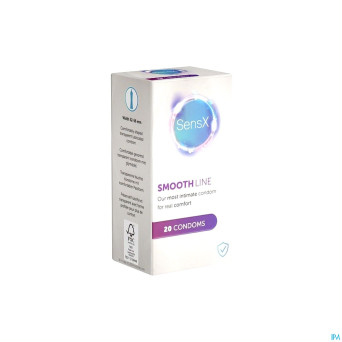 Sensx smooth line preservatifs   20