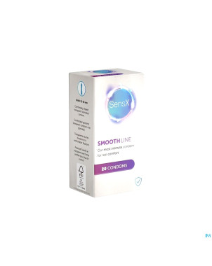 Sensx smooth line preservatifs   20