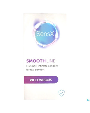 Sensx smooth line preservatifs   20