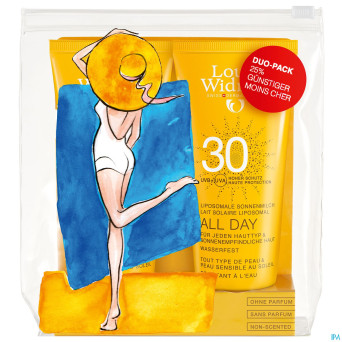 Widmer sun all day 30 duo n/parf tube 2x100ml