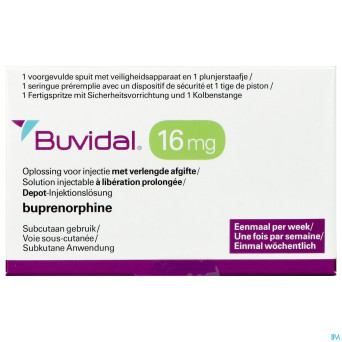 Buvidal  16mg sol inj lib.prol. ser.prer. 1x0,32ml