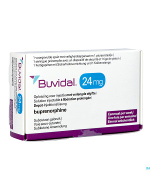 Buvidal  24mg sol inj lib.prol. ser.prer. 1x0,48ml
