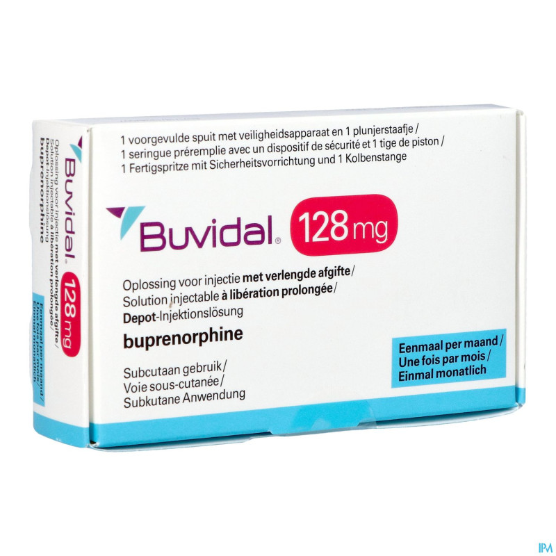 Buvidal 128mg sol inj lib.prol. ser.prer. 1x0,36ml