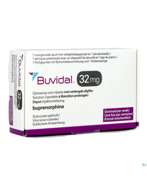 Buvidal  32mg sol inj lib.prol. ser.prer. 1x0,64ml