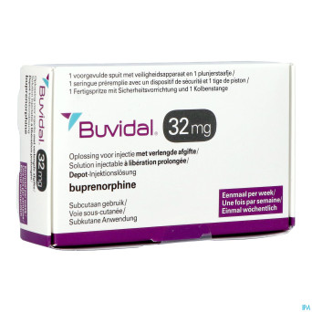 Buvidal  32mg sol inj lib.prol. ser.prer. 1x0,64ml