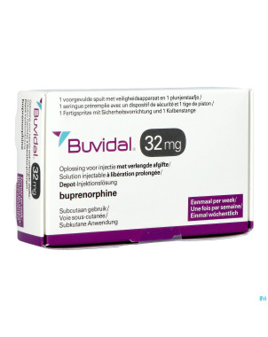 Buvidal  32mg sol inj lib.prol. ser.prer. 1x0,64ml