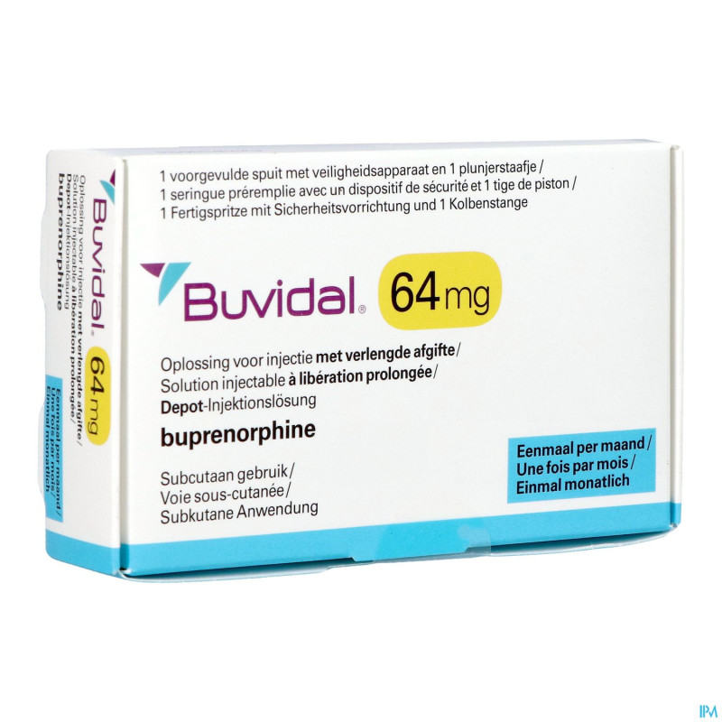 Buvidal  64mg sol inj lib.prol. ser.prer. 1x0,18ml