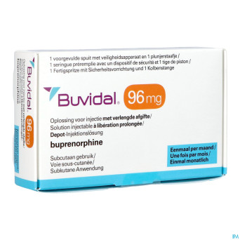 Buvidal  96mg sol inj lib.prol. ser.prer. 1x0,27ml