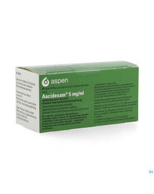 Aacidexam 5mg/ml sol inj fl inj 10 x 1ml