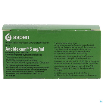 Aacidexam 5mg/ml sol inj fl inj 10 x 1ml