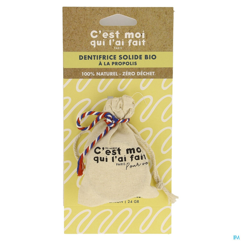 Diet cmqlf dentifrice solide propol.bio citron 25g