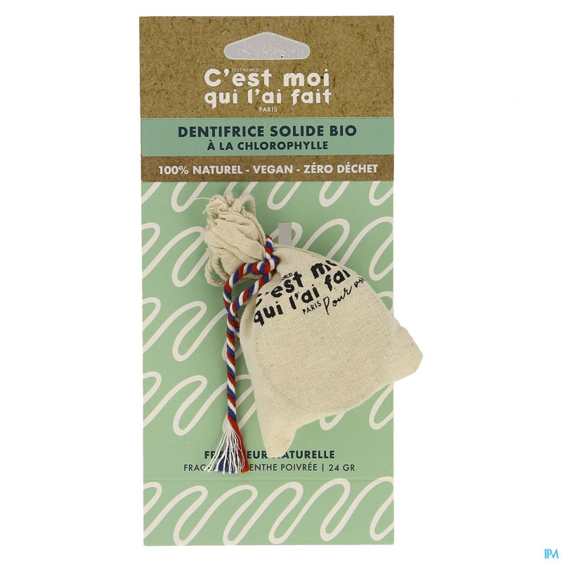 Diet cmqlf dentifrice solide chlorophylle bio  25g