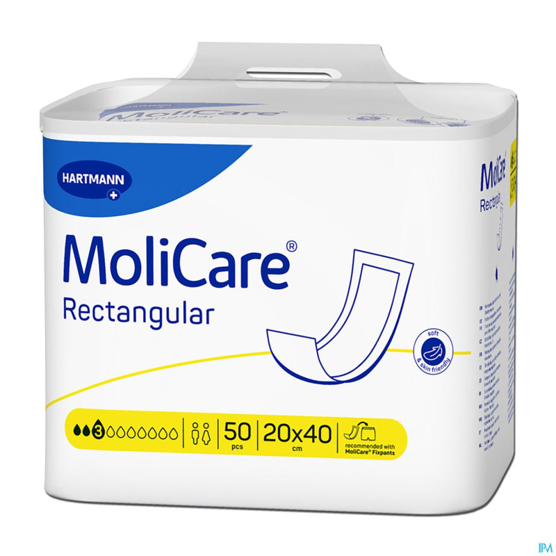 Molicare rectangular 3 drops 50