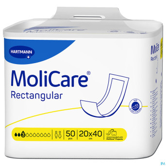 Molicare rectangular 3 drops 50