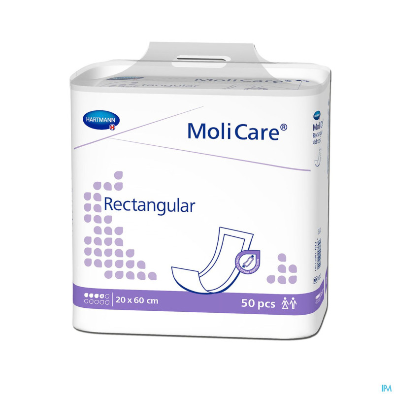 Molicare rectangular 4 drops 50