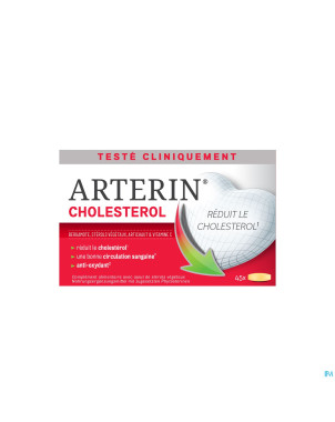 Arterin cholesterol    comp  45