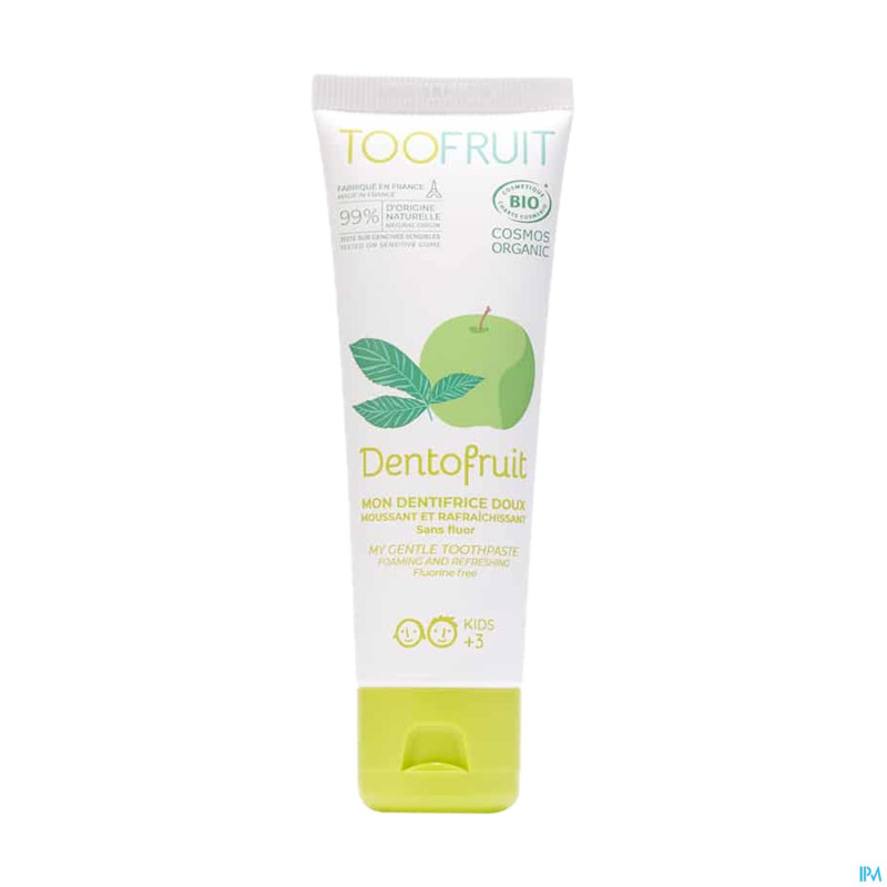 Toofruit dentofruit dentifrice pomme menthe 50ml