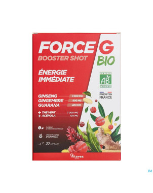 Force g booster shot bio    amp 20