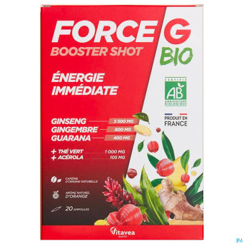Force g booster shot bio    amp 20