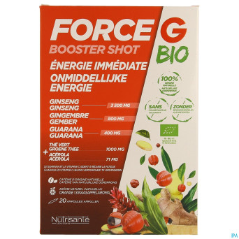 Force g booster shot bio    amp 20