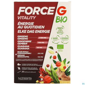 Force g vitality bio    amp 20