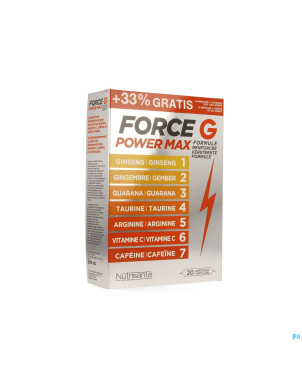 Force g power max lot    amp 20