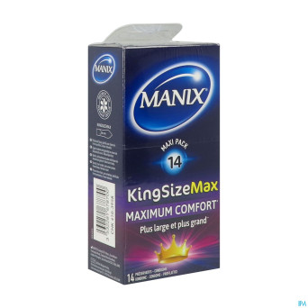 Manix king size max preservatifs 14