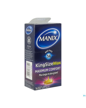 Manix king size max preservatifs 14