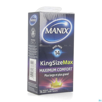 Manix king size max preservatifs 14