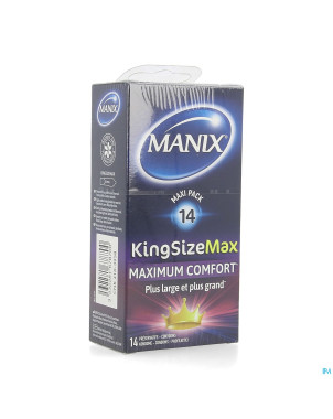 Manix king size max preservatifs 14