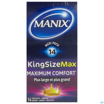 Manix king size max preservatifs 14