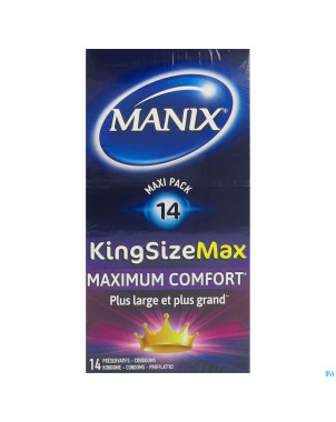 Manix king size max preservatifs 14