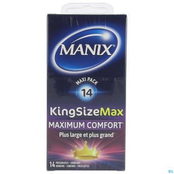 Manix king size max preservatifs 14