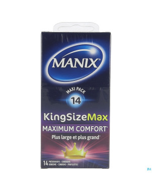 Manix king size max preservatifs 14