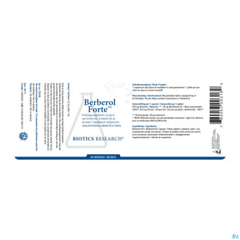 Berberol forte    caps 60