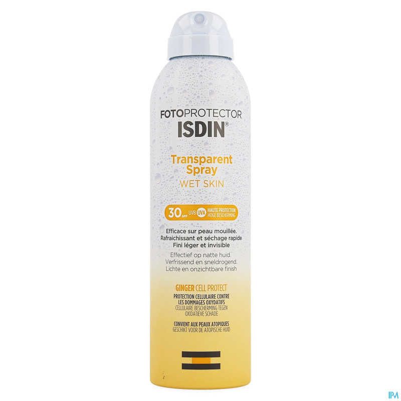 Isdin fotoprotector transp.wet skin ip30 spr.250ml