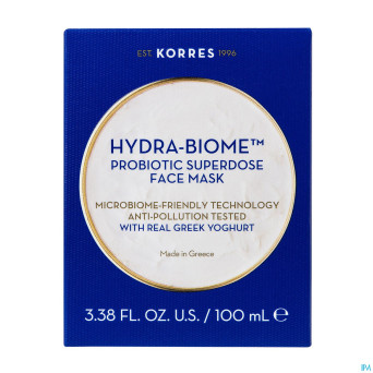 Korres kf yogourt grec masque. hydra-biome   100ml