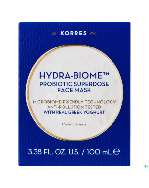 Korres kf yogourt grec masque. hydra-biome   100ml