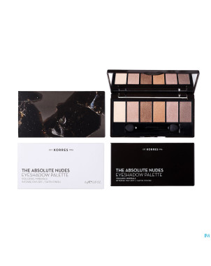 Korres km eyeshadow palette absolue nude 6g