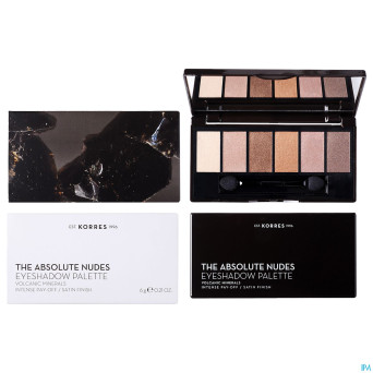 Korres km eyeshadow palette absolue nude 6g