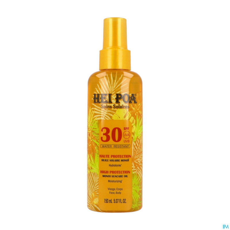 Hei poa huile solaire monoi ip30    150ml