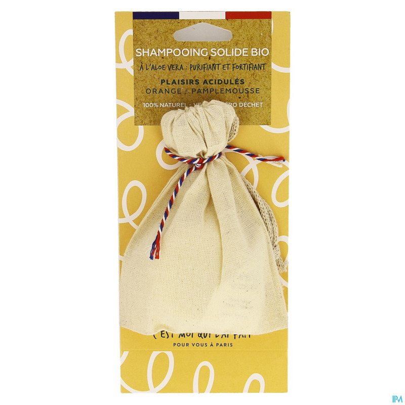 Diet cmqlf shampoo solide aloe vera bio    65g