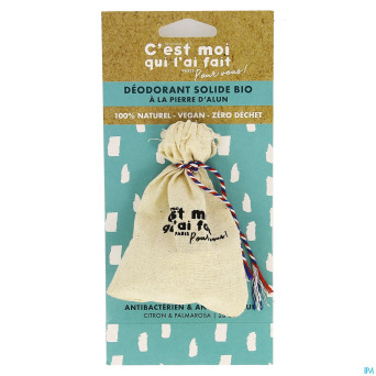 Diet cmqlf deodorant solide pierre alun bio 65g