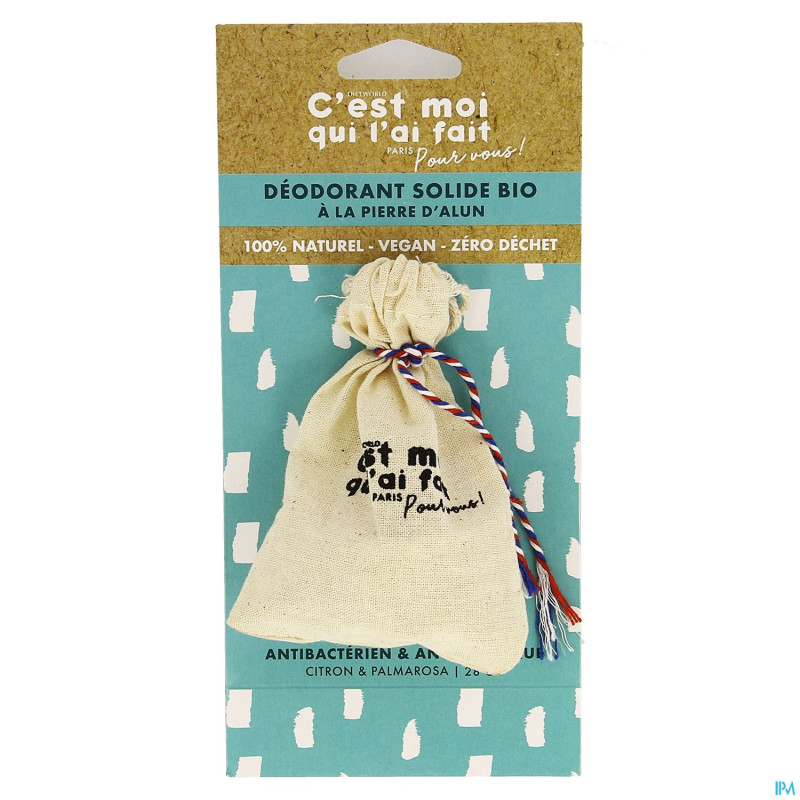 Diet cmqlf deodorant solide pierre alun bio 65g