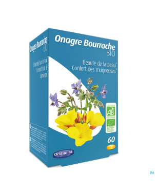Onagre bourrache bio    caps 60 orthonat