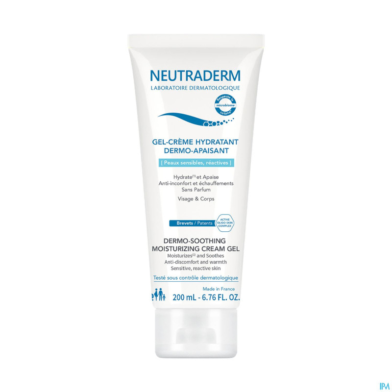 Neutraderm gel creme apaisant 200ml